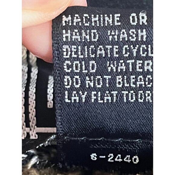 Monto Sweater Women M Tan Chunky Knit Striped Neutral Classic Old Money Preppy - Picture 11 of 11